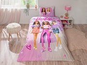 Постільна білизна TAC Disney 160x220 см Barbie Shine