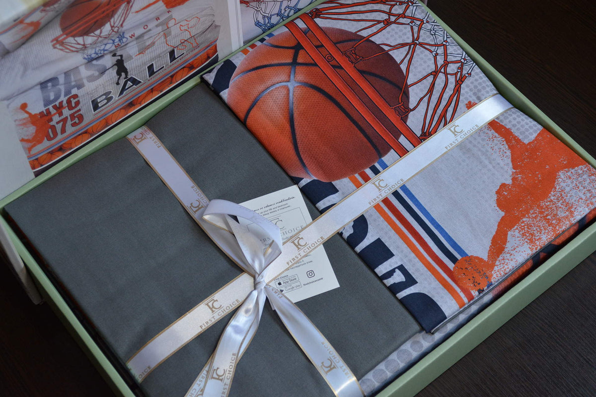Постільна білизна  First Choice Exclusive Digital Ranforce 160 х 220 см Basketball