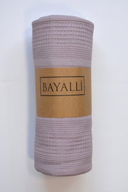 Вафельне простирадло-покривало Bayalli 160x230 см. Lilac