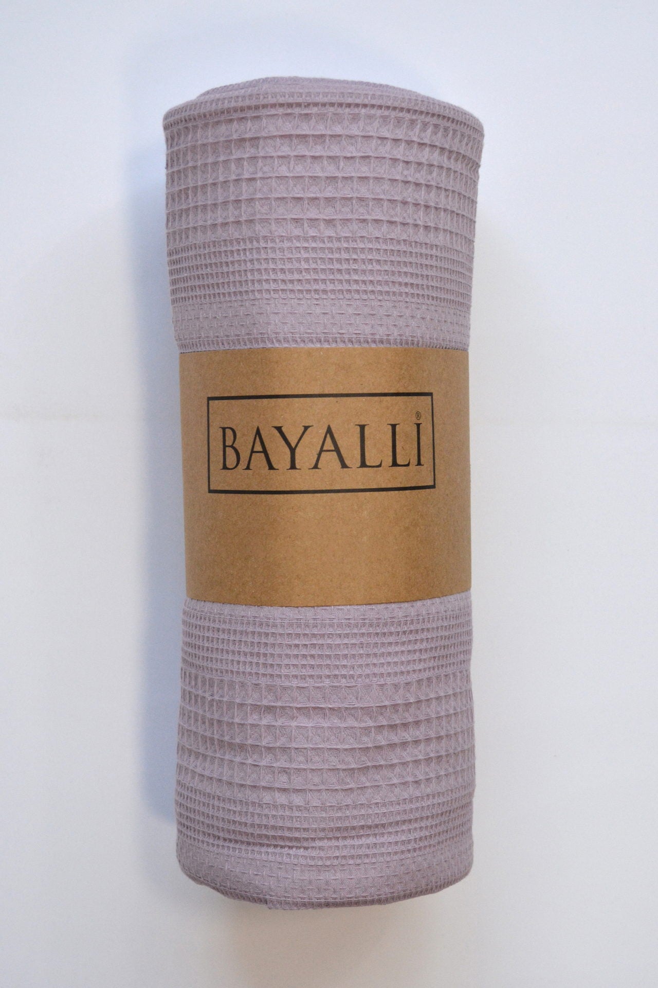 Вафельне простирадло-покривало Bayalli 200x230 см. Lilac