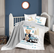 Постільна білизна для новонароджених з пледом First Choice Baby Digital Satin Nirvana 100х150 см. Monty