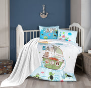 Постільна білизна для новонароджених з пледом First Choice Baby Digital Satin Nirvana 100х150 см. Discover