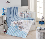 Постільна білизна для новонароджених з пледом First Choice Baby Nirvava 100х150 см. Teddy Bear