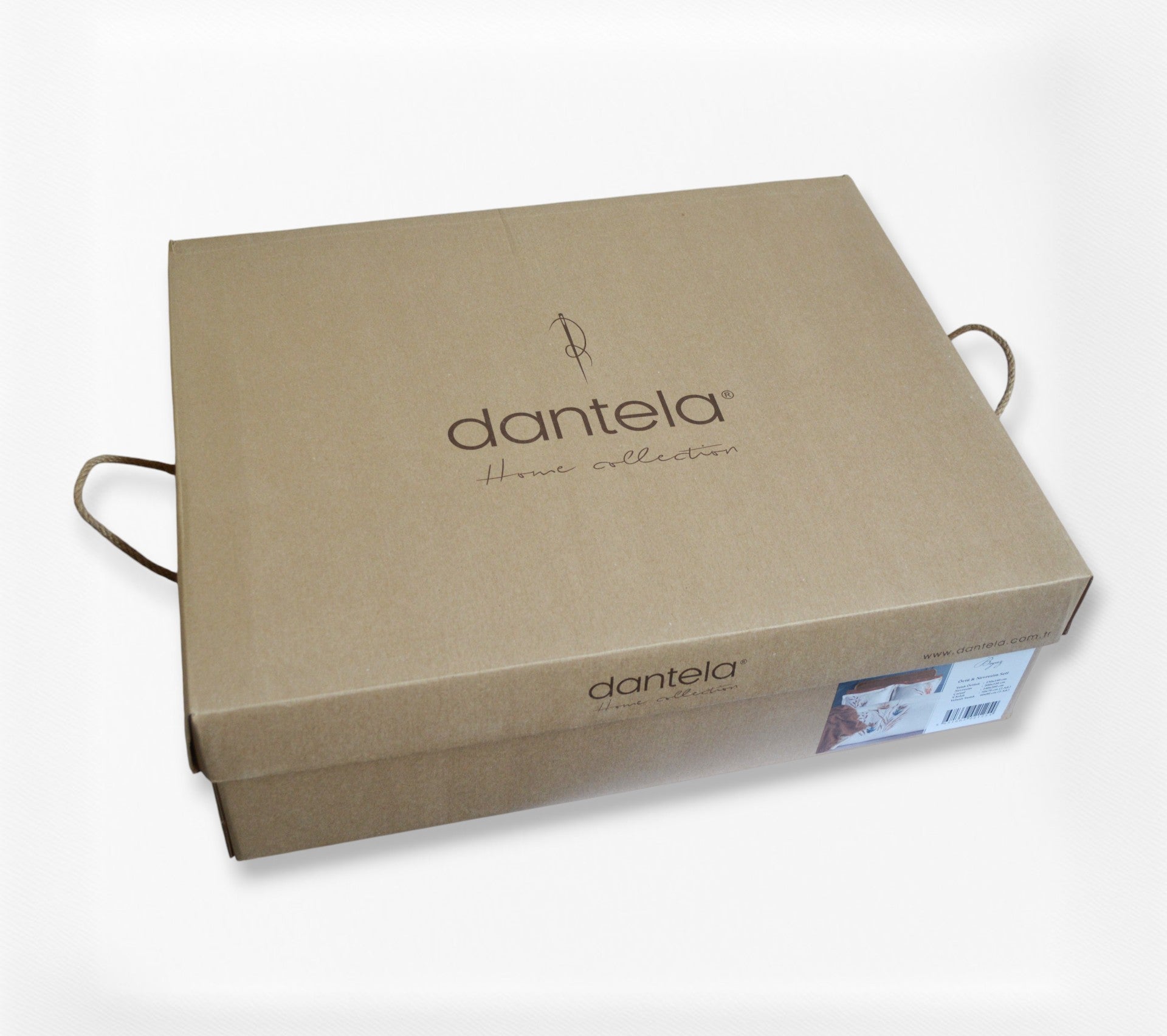 Постільна білизна з покривалом Dantela Satin 200 x 220 см Bohem Beyaz