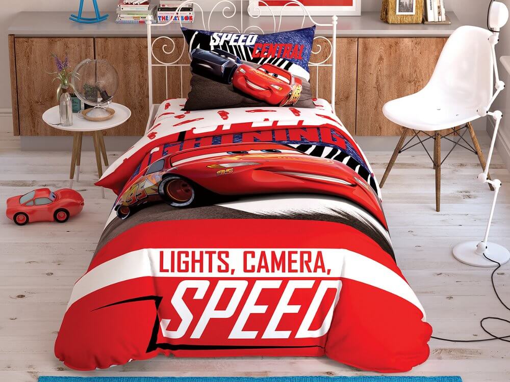 Постільна білизна TAC Disney 160x220 см Cars Spectator