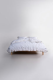 Постільна білизна Limasso Stonewashed Casablanca 200 х 220 см Snow White