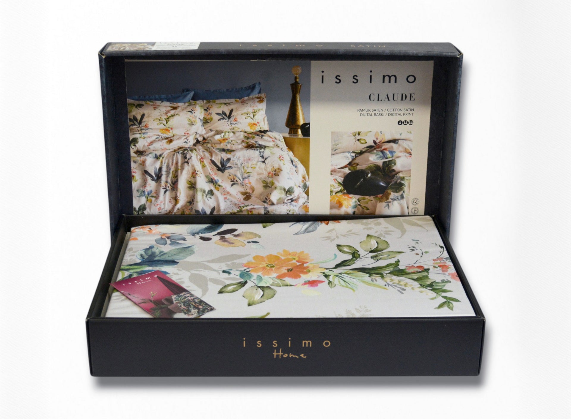 Комплект постільної білизни Issimo Digital Satin 200х220 см  Claude