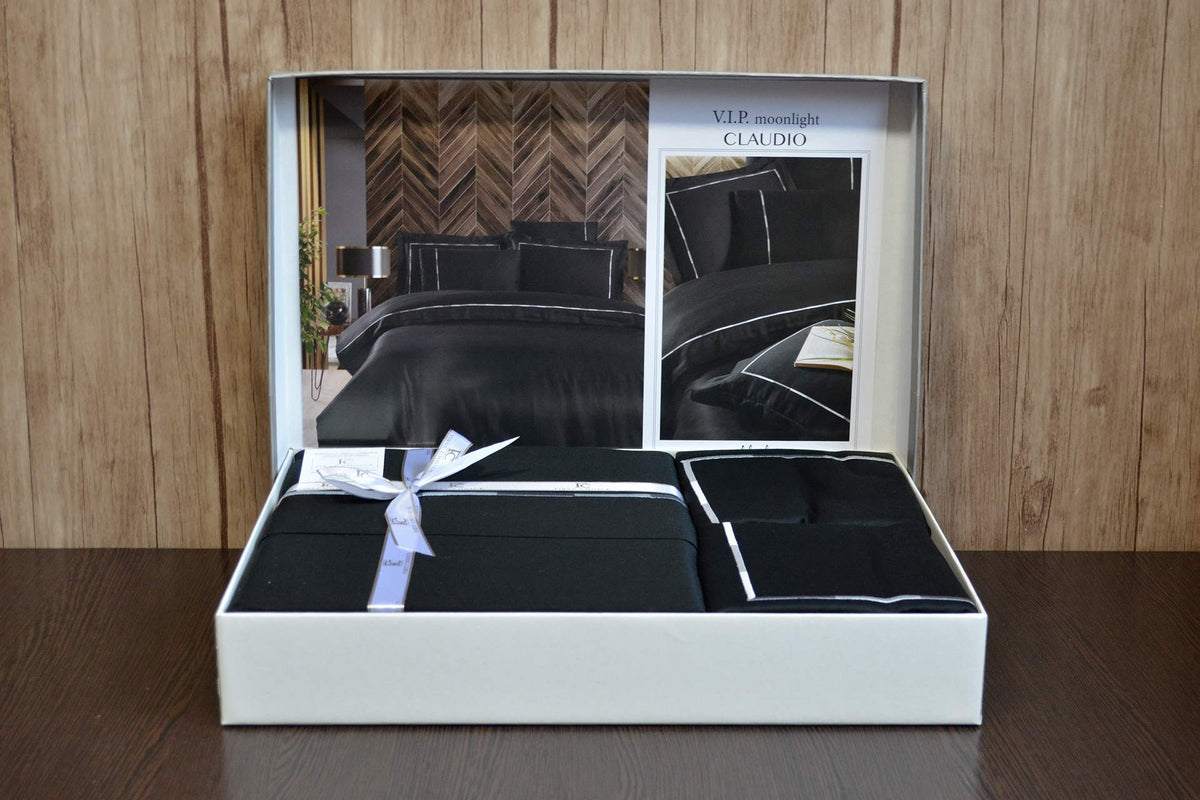Постільна білизна First Choice V.I.P Satin Moonlight 200 х 220 см Claudio Black