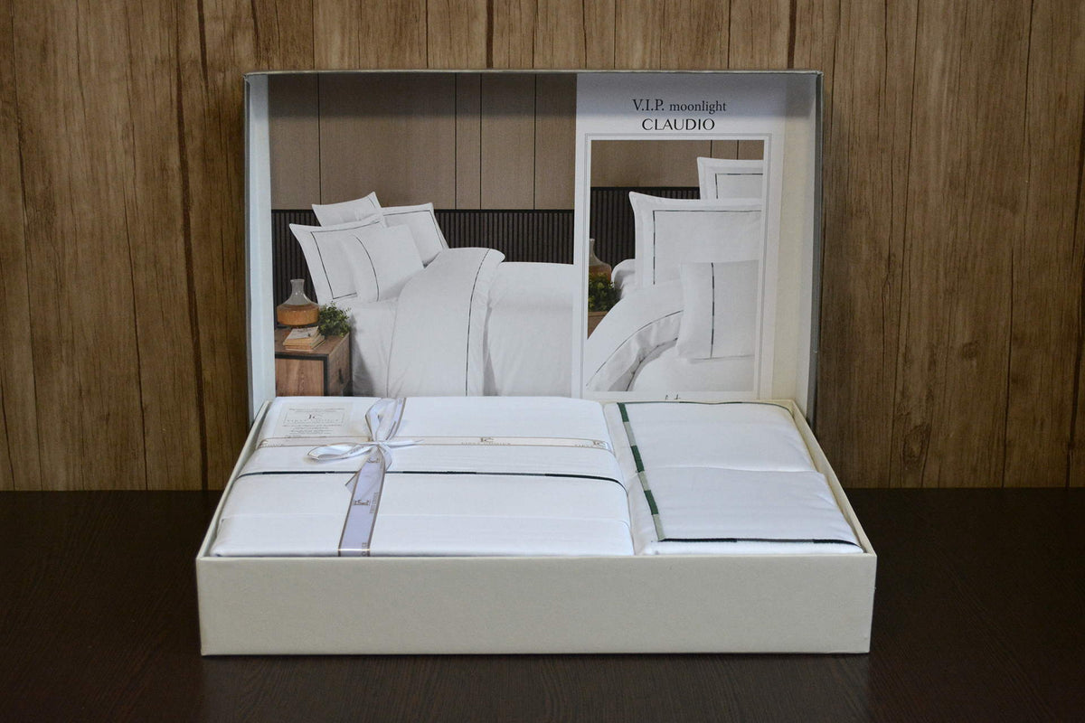 Постільна білизна First Choice V.I.P Satin Moonlight 200 х 220 см Claudio White