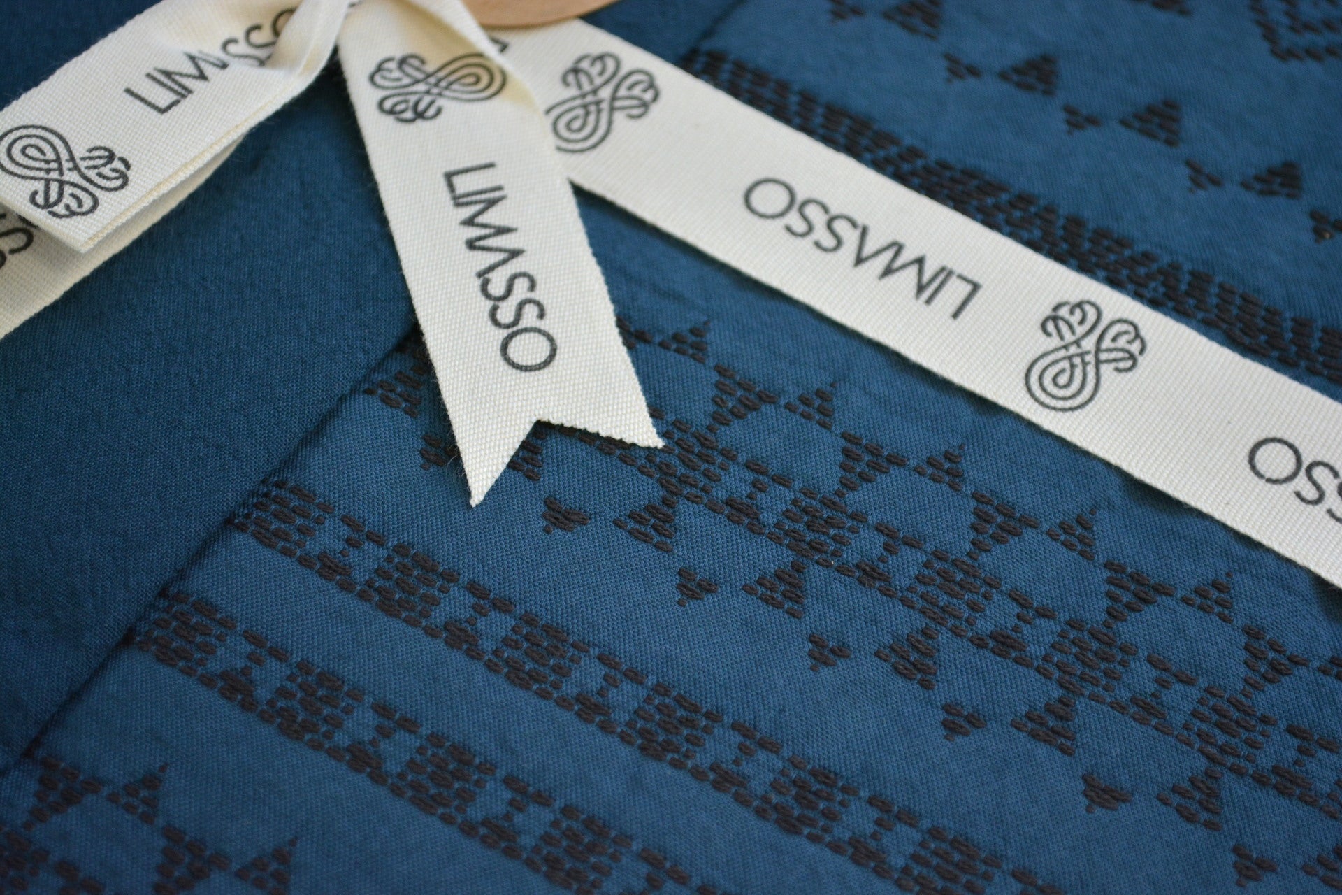 Постільна білизна Limasso Stonewashed Coastal Trio 200 х 220 см Dress Blue