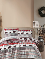 Комплект постільної білизни First Choice Flanel 200x220 см Cozy Tile