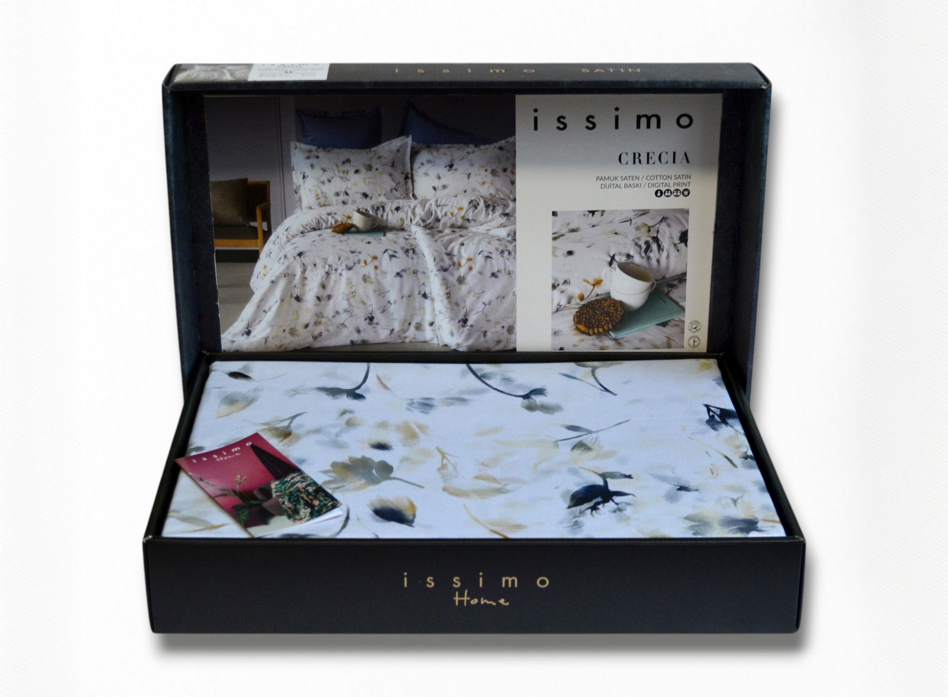 Комплект постільної білизни Issimo Digital Satin 200х220 см Crecia