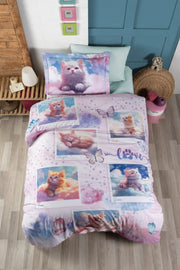 Постільна білизна First Choice Exclusive Digital Ranforce  160 х 220 см Cute Cats