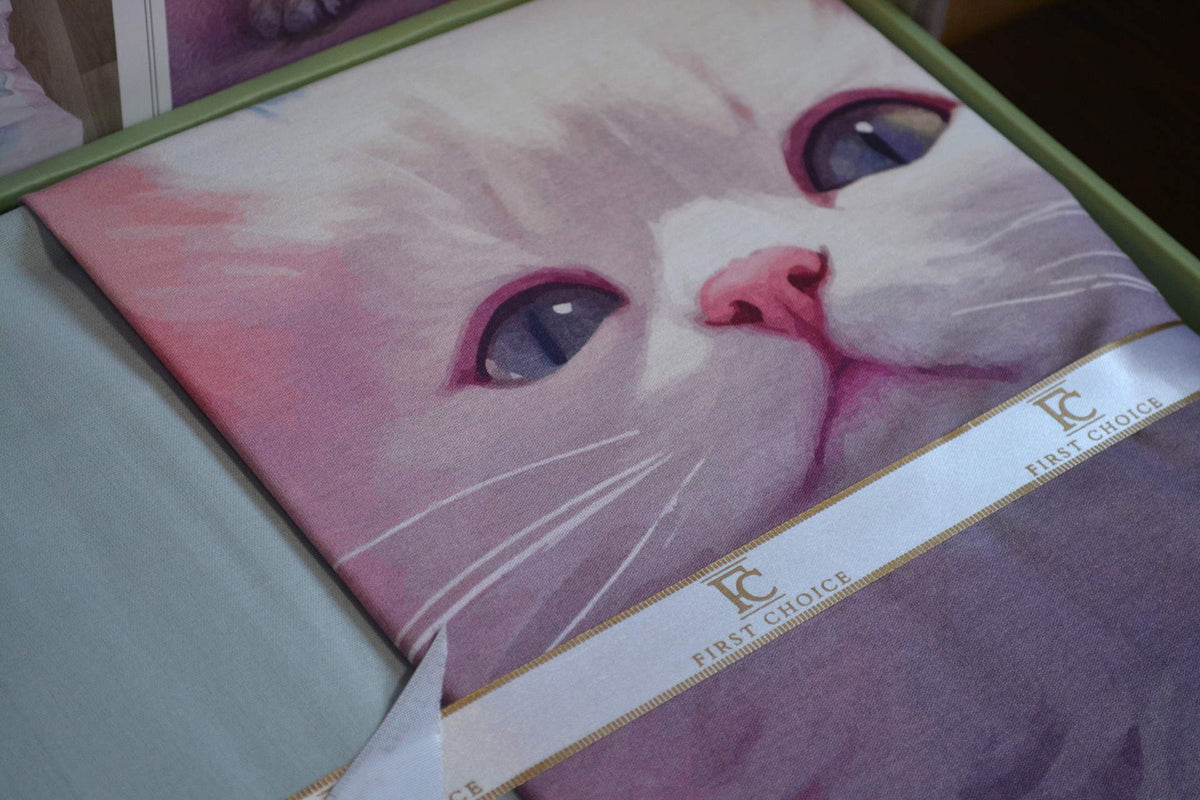 Постільна білизна  First Choice Exclusive Digital Ranforce 160 х 220 см Cute Cats