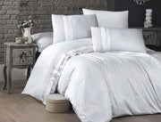Постільна білизна First Choice Deluxe Satin 200 х 220 см New Trend White