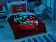 Постільна білизна TAC Disney 160x220 см Cars Shiny Road