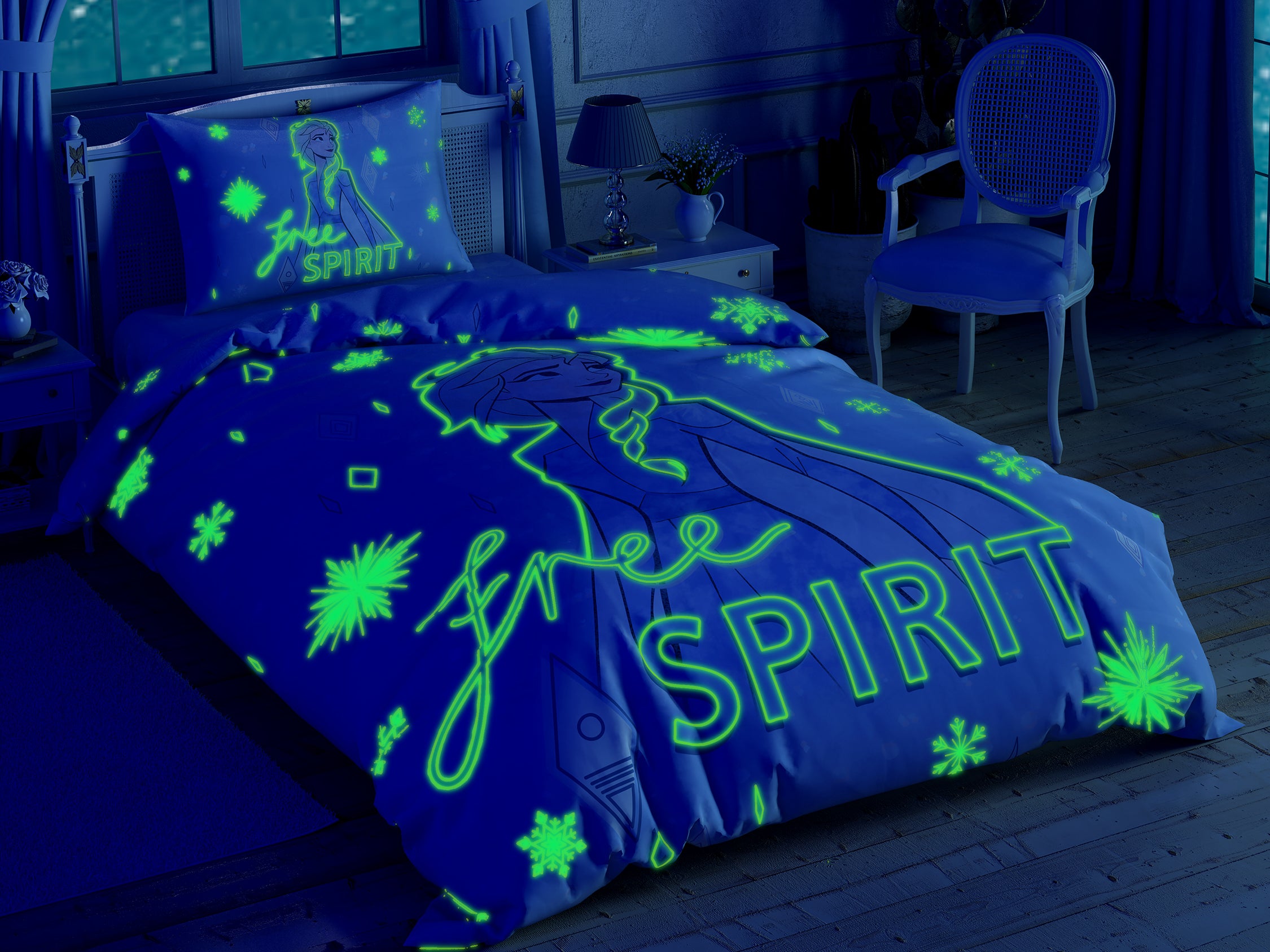 Постільна білизна TAC Disney 160x220 см Frozen 2 Free Spirit