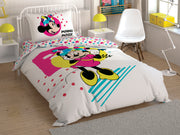 Постільна білизна TAC Disney 160x220 см Minnie Colour Mayhem