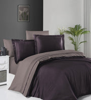Постільна білизна First Choice Deluxe Satin DARK 200 х 220 см Serenity Purple Lilac