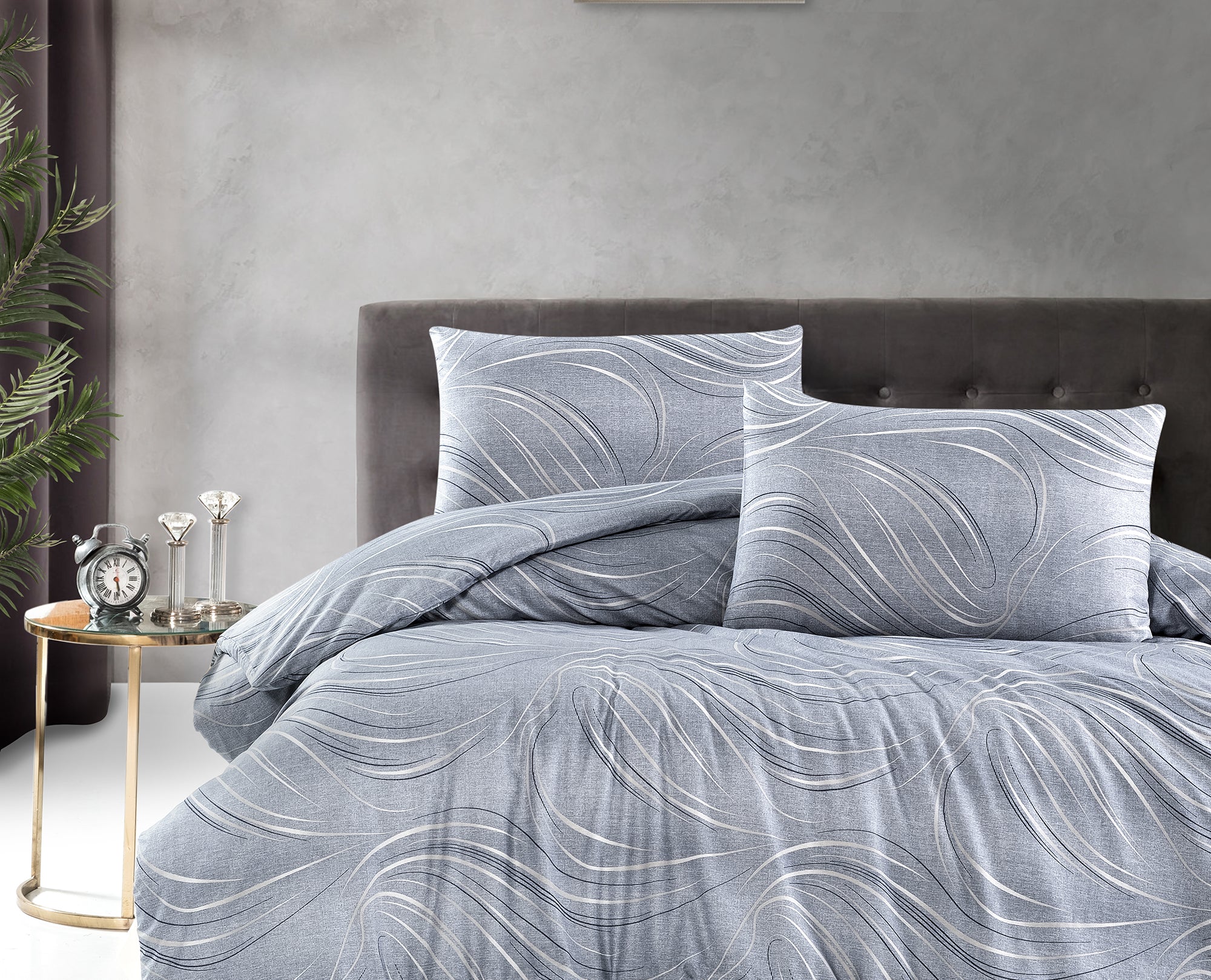 Постільна білизна First Choice Homesko Ranforse сімейний 160 х 220 см Donis Grey
