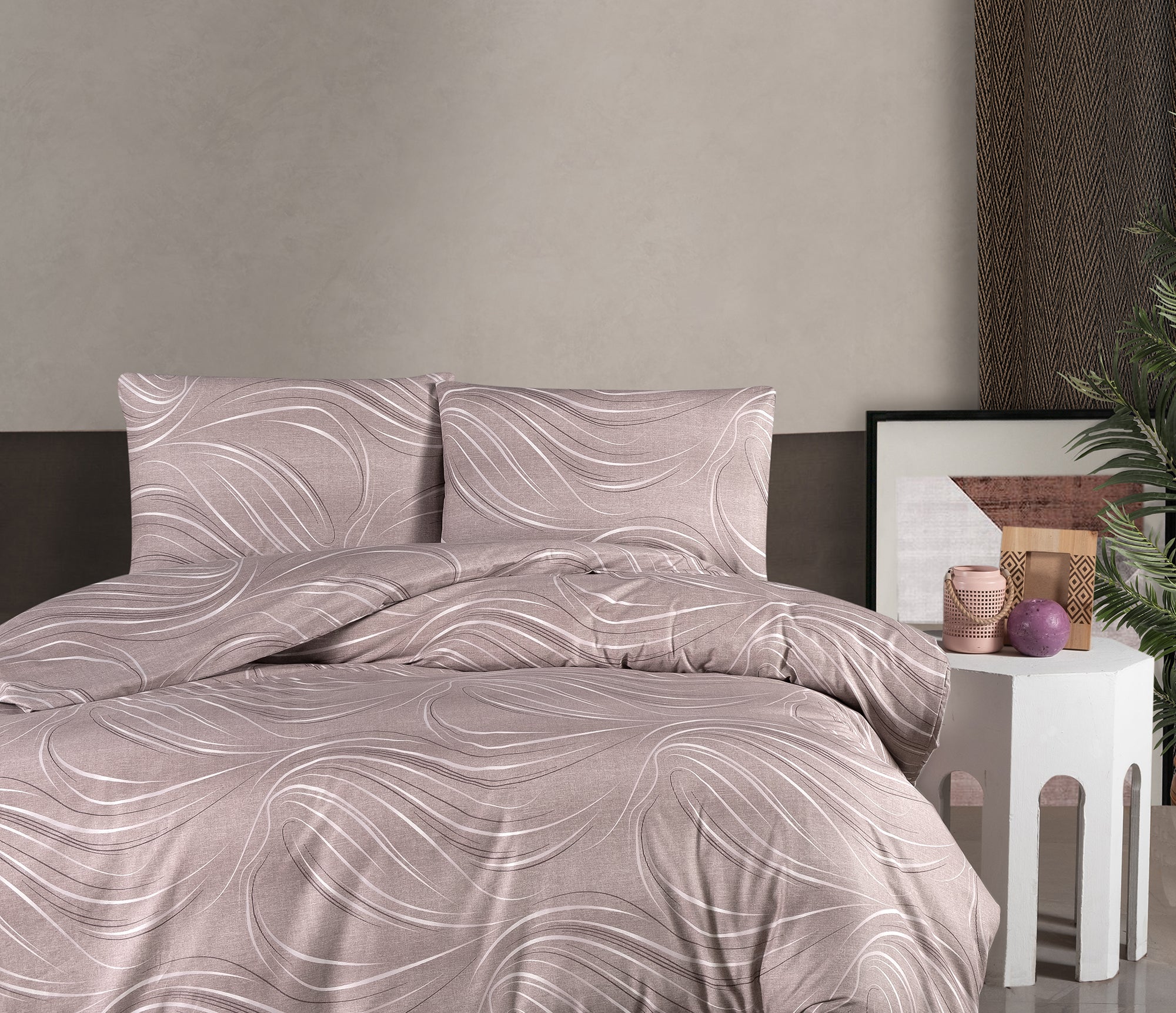 Постільна білизна First Choice Homesko Ranforse 200 х 220 см Donis Lilac