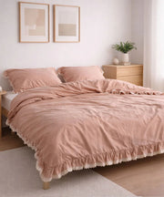 Постільна білизна Limasso Stonewashed Dora 200 х 220 см Akdeniz Bej