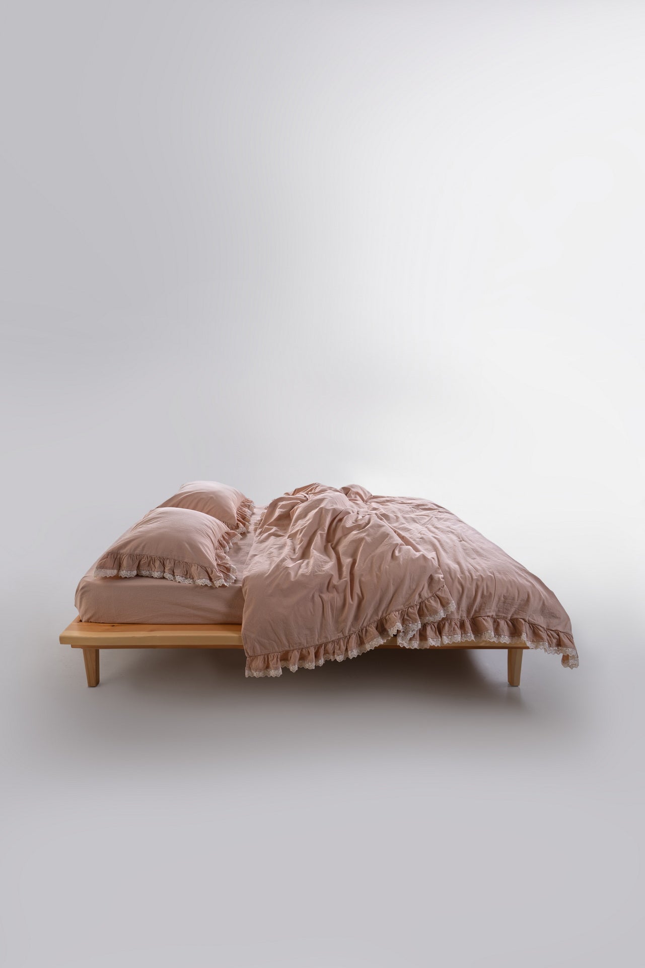 Постільна білизна Limasso Stonewashed Dora 200 х 220 см Akdeniz Bej