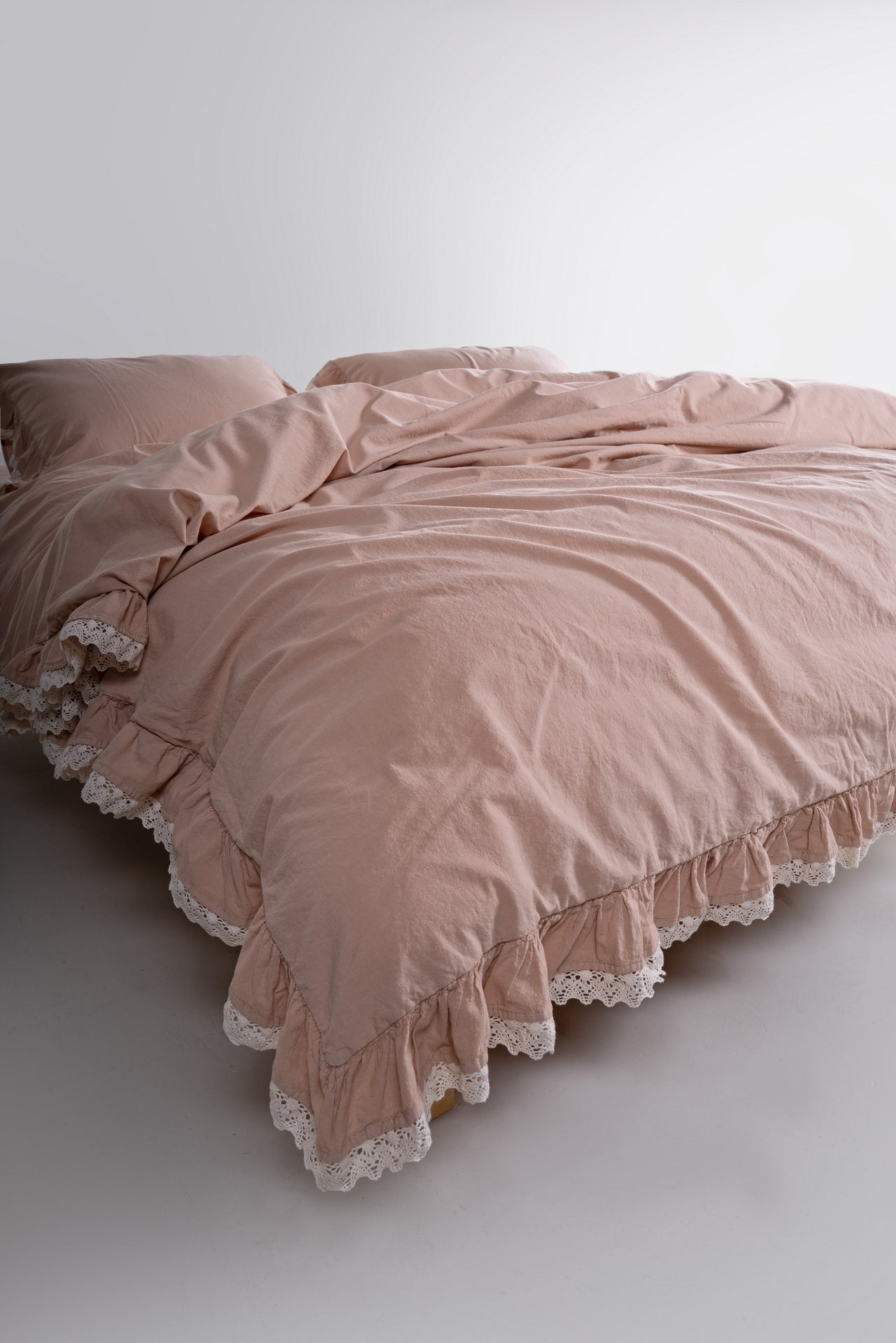 Постільна білизна Limasso Stonewashed Dora 200 х 220 см Akdeniz Bej
