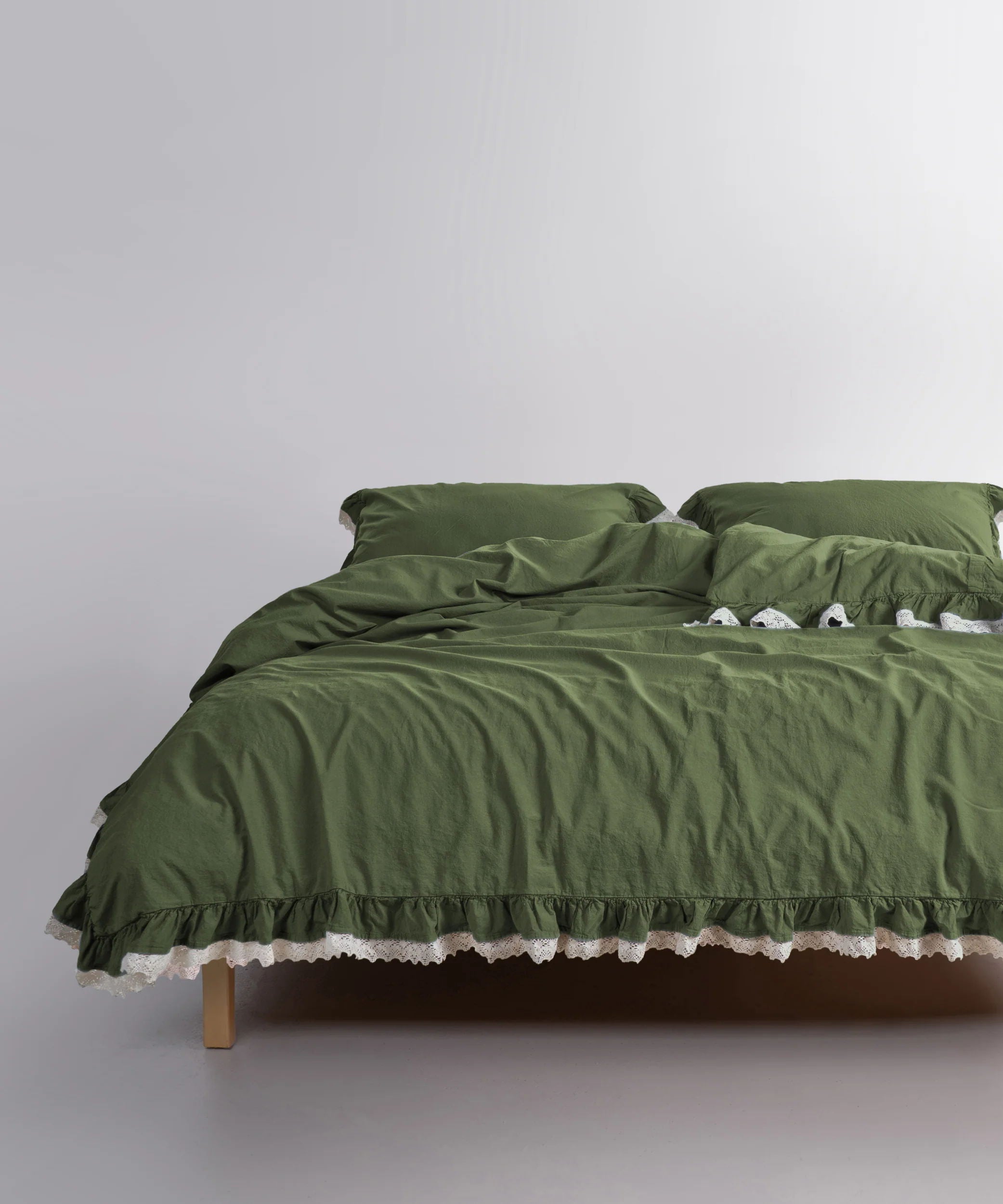 Постільна білизна Limasso Stonewashed Dora 200 х 220 см Capulet Olive