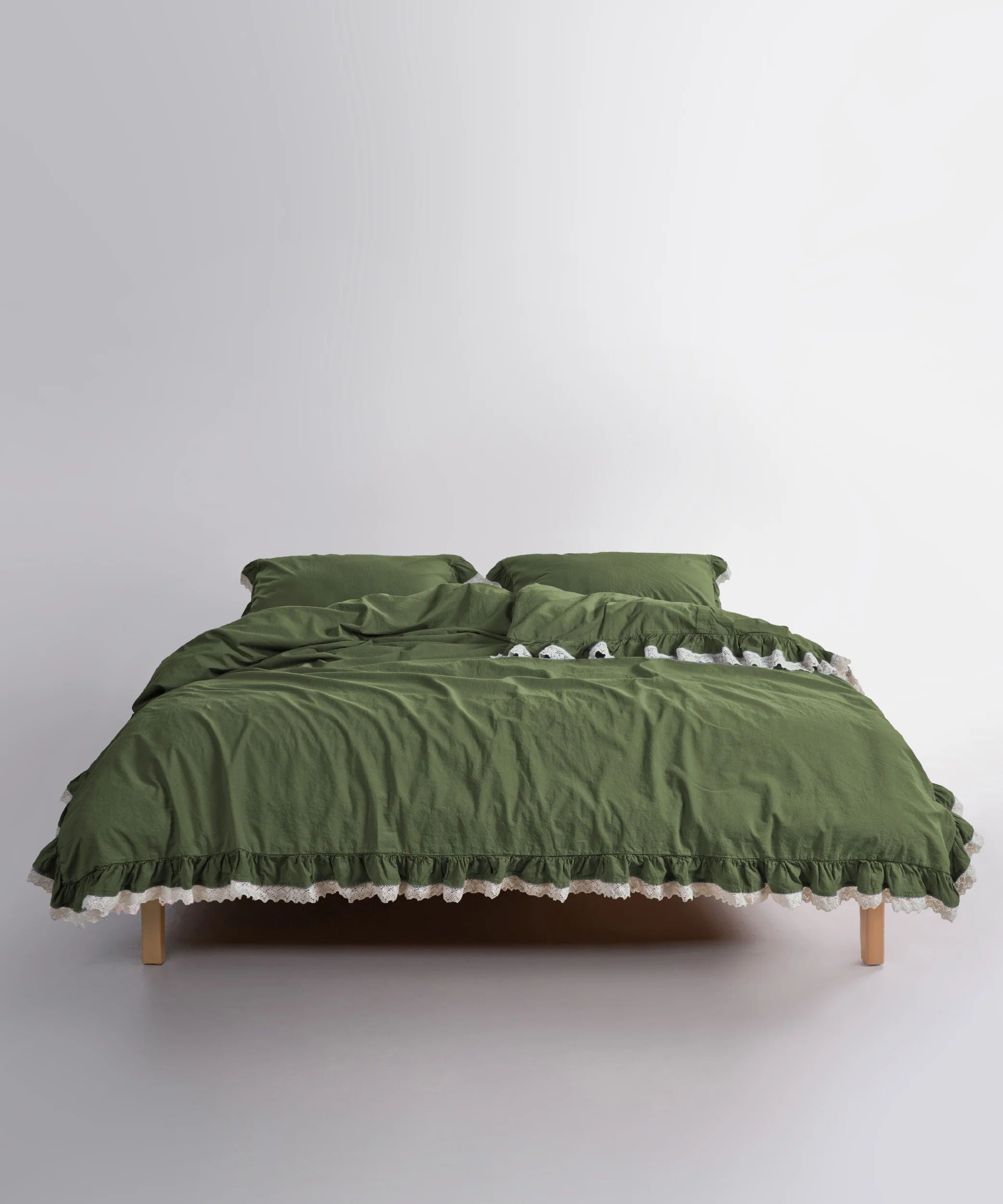 Постільна білизна Limasso Stonewashed Dora 200 х 220 см Capulet Olive