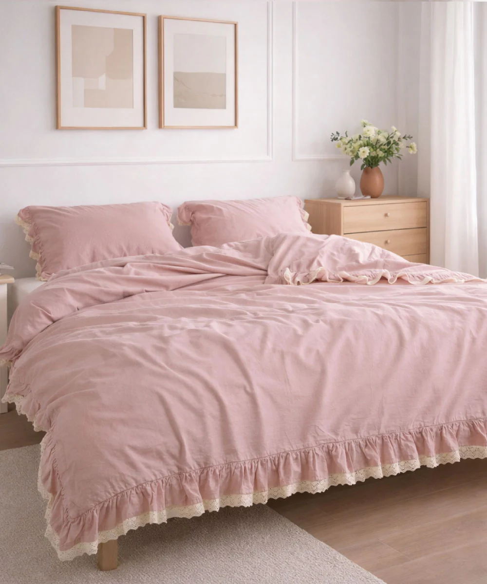 Постільна білизна Limasso Stonewashed Dora 200 х 220 см Pristine
