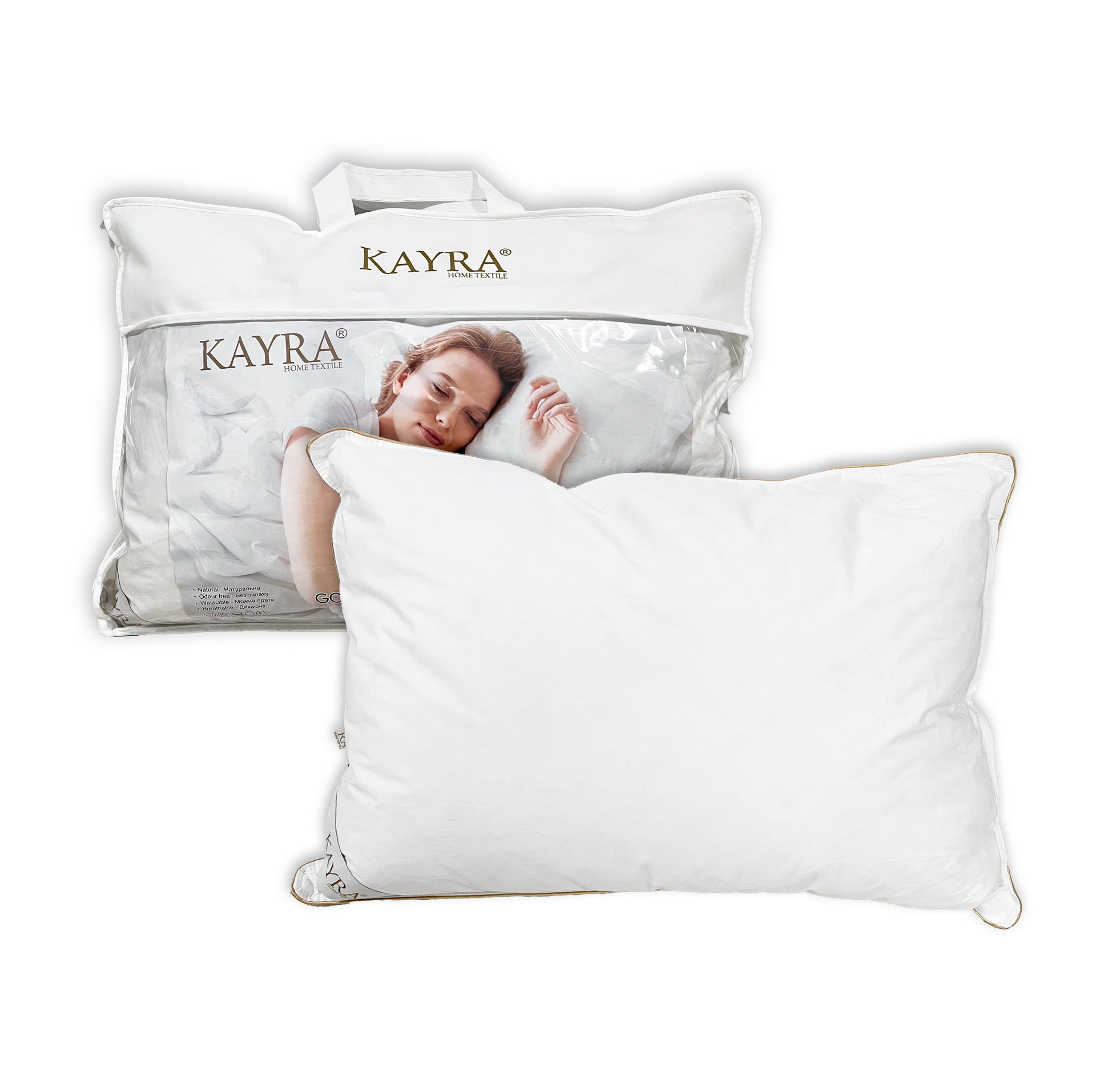 Подушка Kayra 50x70 см.  Goose Down Gold