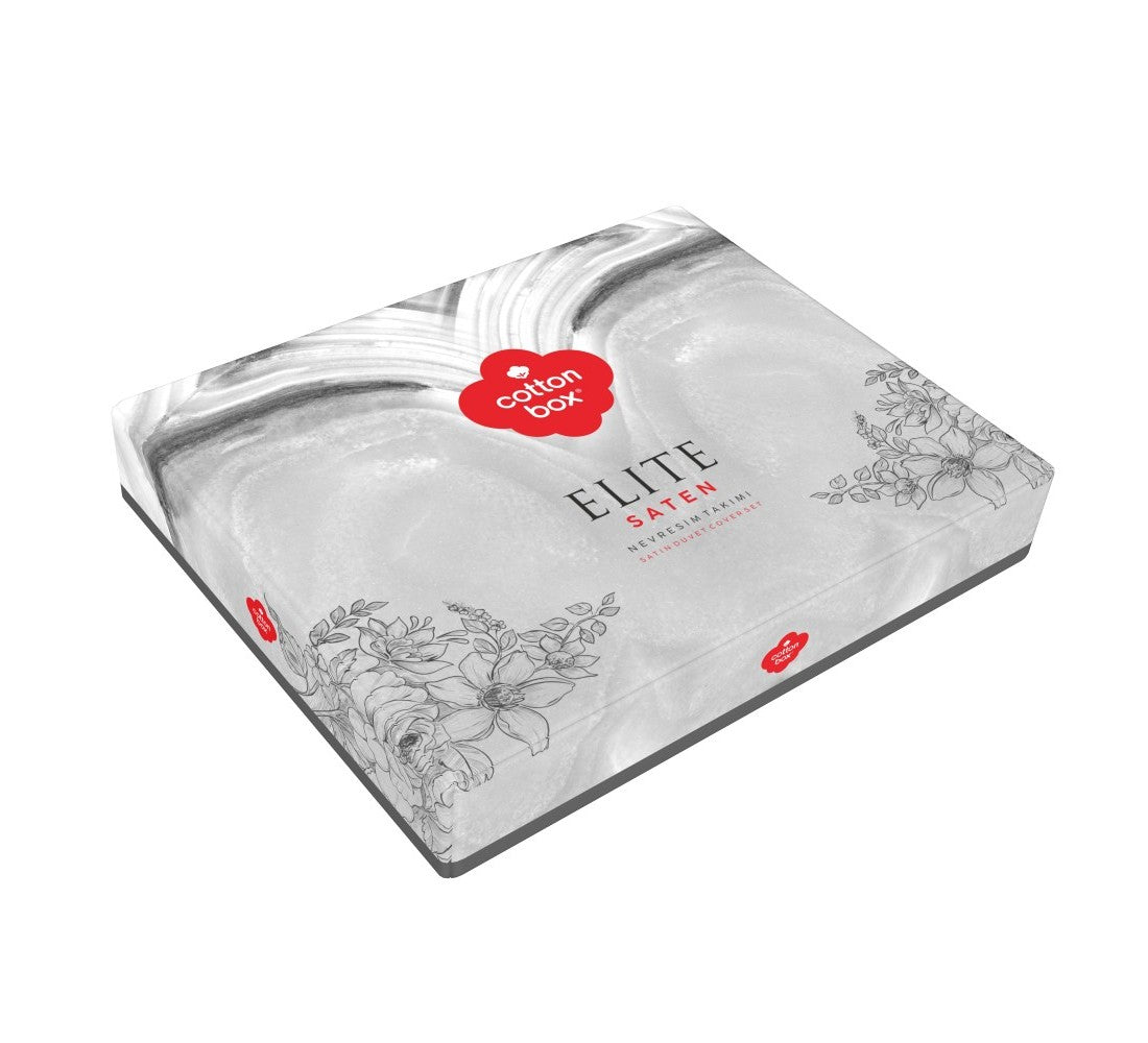 Комплект постільної білизни Cotton Box Elite Saten 200×220 Sendero Haki