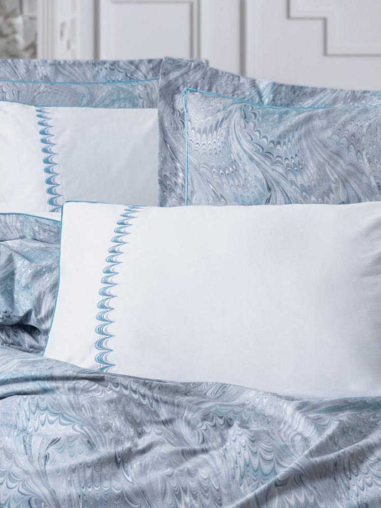 Комплект постільної білизни Cotton Box Elite Saten 200×220 Stilla Mavi