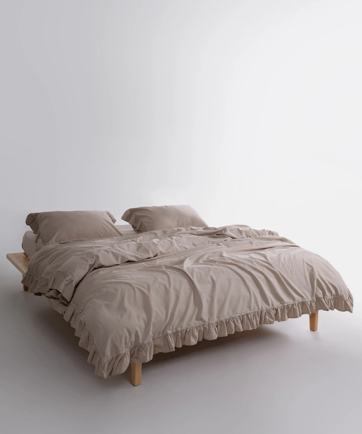 Постільна білизна Limasso Stonewashed Exclusive 200 х 220 см Oxford Tan
