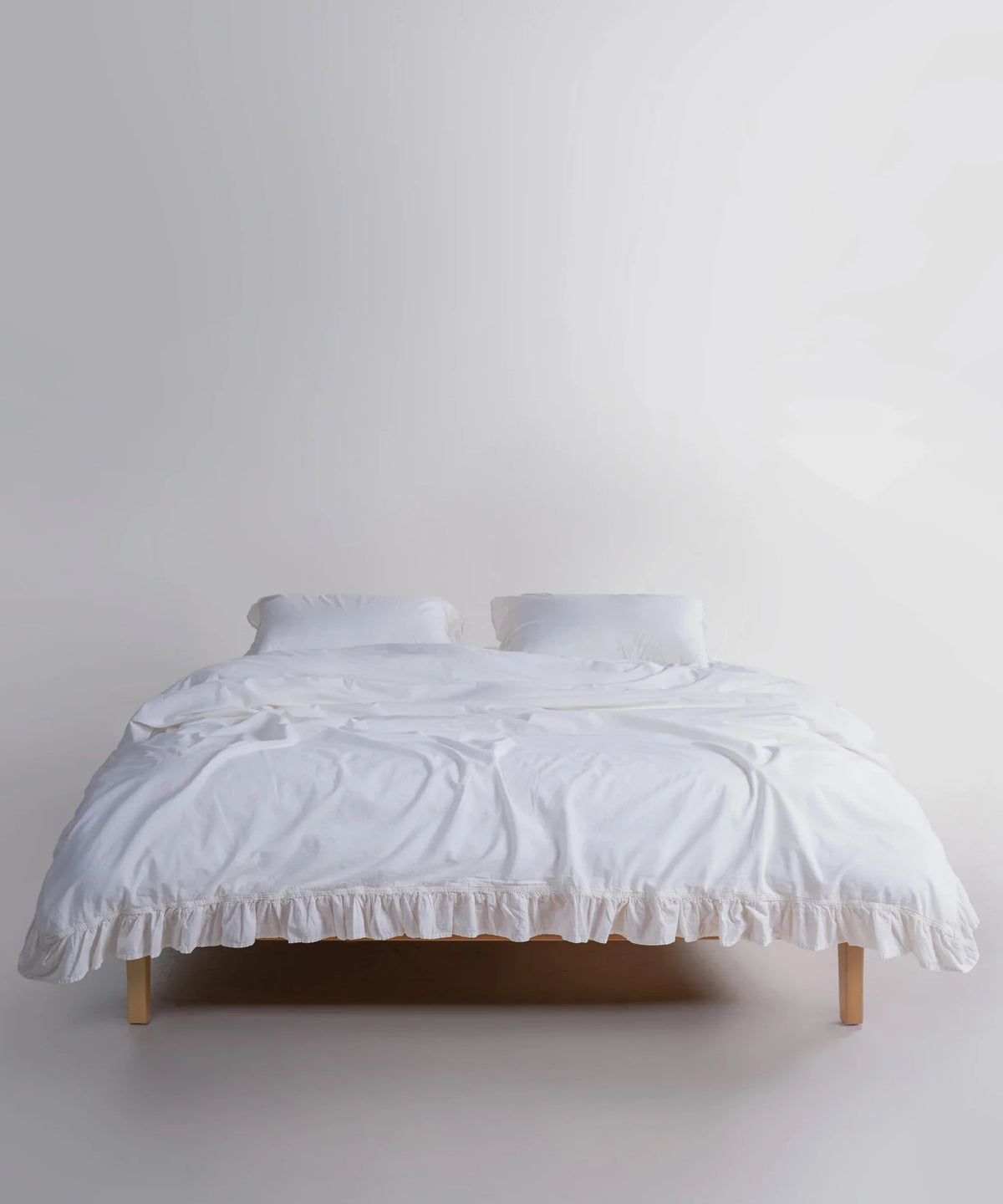 Постільна білизна Limasso Stonewashed Exclusive 200 х 220 см Snow White