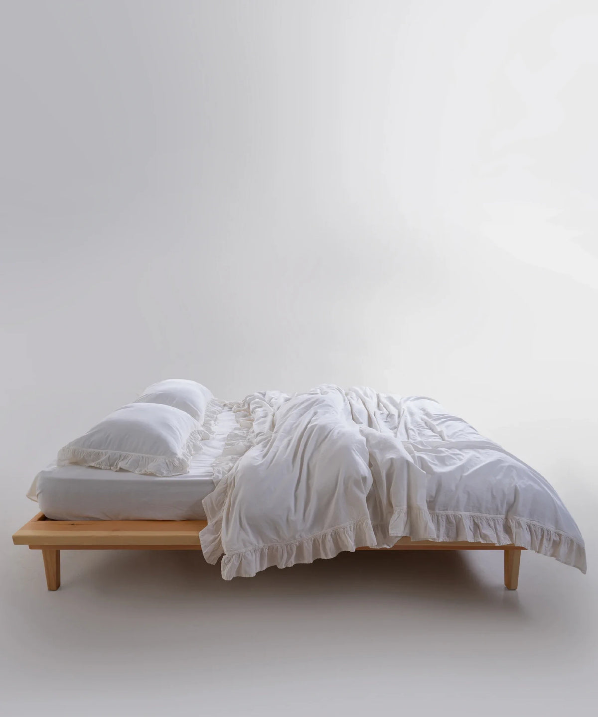Постільна білизна Limasso Stonewashed Exclusive 200 х 220 см Snow White