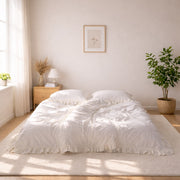 Постільна білизна Limasso Stonewashed Exclusive 200 х 220 см Snow White