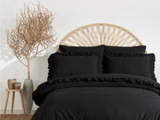 Постільна білизна Limasso Stonewashed Exclusive Ranforse 200 х 220 см Black