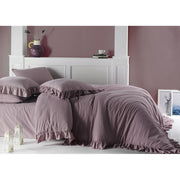 Постільна білизна Limasso Stonewashed Exclusive Ranforse 200 х 220 см Pale Mavue