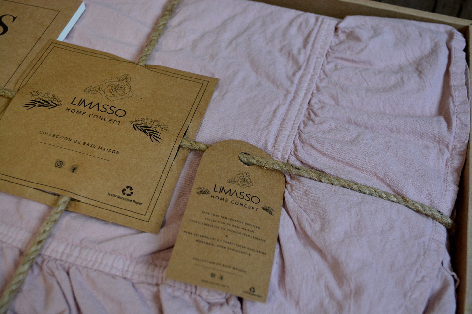 Постільна білизна Limasso Exclusive Сімейний (2 шт 160 х 220 см) Pale Mavue