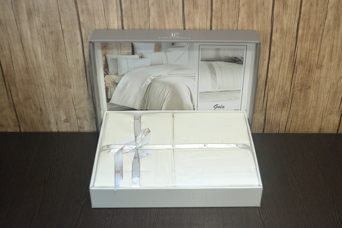 Постільна білизна First Choice Ranforce Deluxe 200 х 220 см Gala Cream