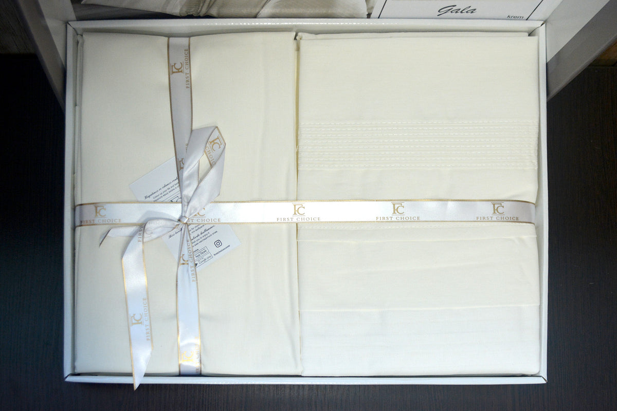 Постільна білизна First Choice Ranforce Deluxe 200 х 220 см Gala Cream