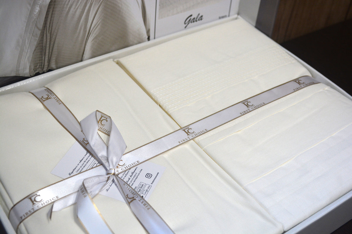 Постільна білизна First Choice Ranforce Deluxe 200 х 220 см Gala Cream