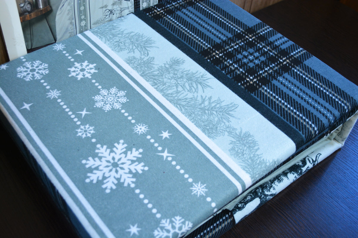 Комплект постільної білизни First Choice Flanel 200x220 см Happiness Green