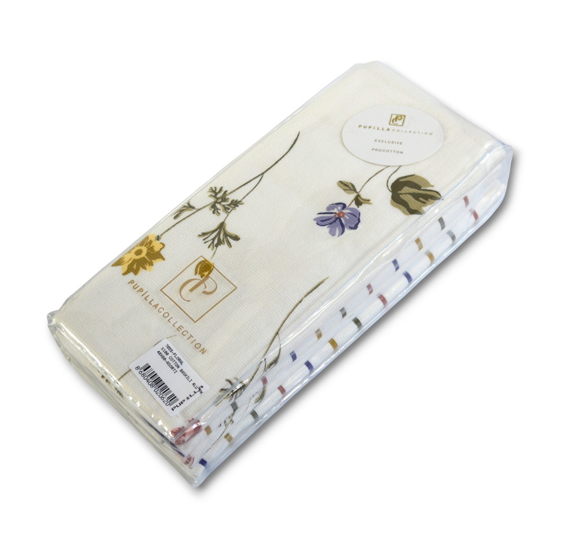 Набір кухонних рушників Pupilla 40х60 см Floral 4 шт.