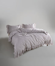 Постільна білизна Limasso Stonewashed Francesca 200 х 220 см Opal Grey