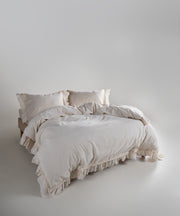 Постільна білизна Limasso Stonewashed Francesca 200 х 220 см Cream