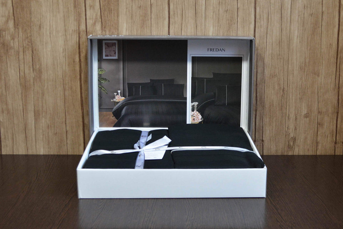 Постільна білизна First Choice Ranforce Deluxe DARK 200 х 220 см Fredan Black