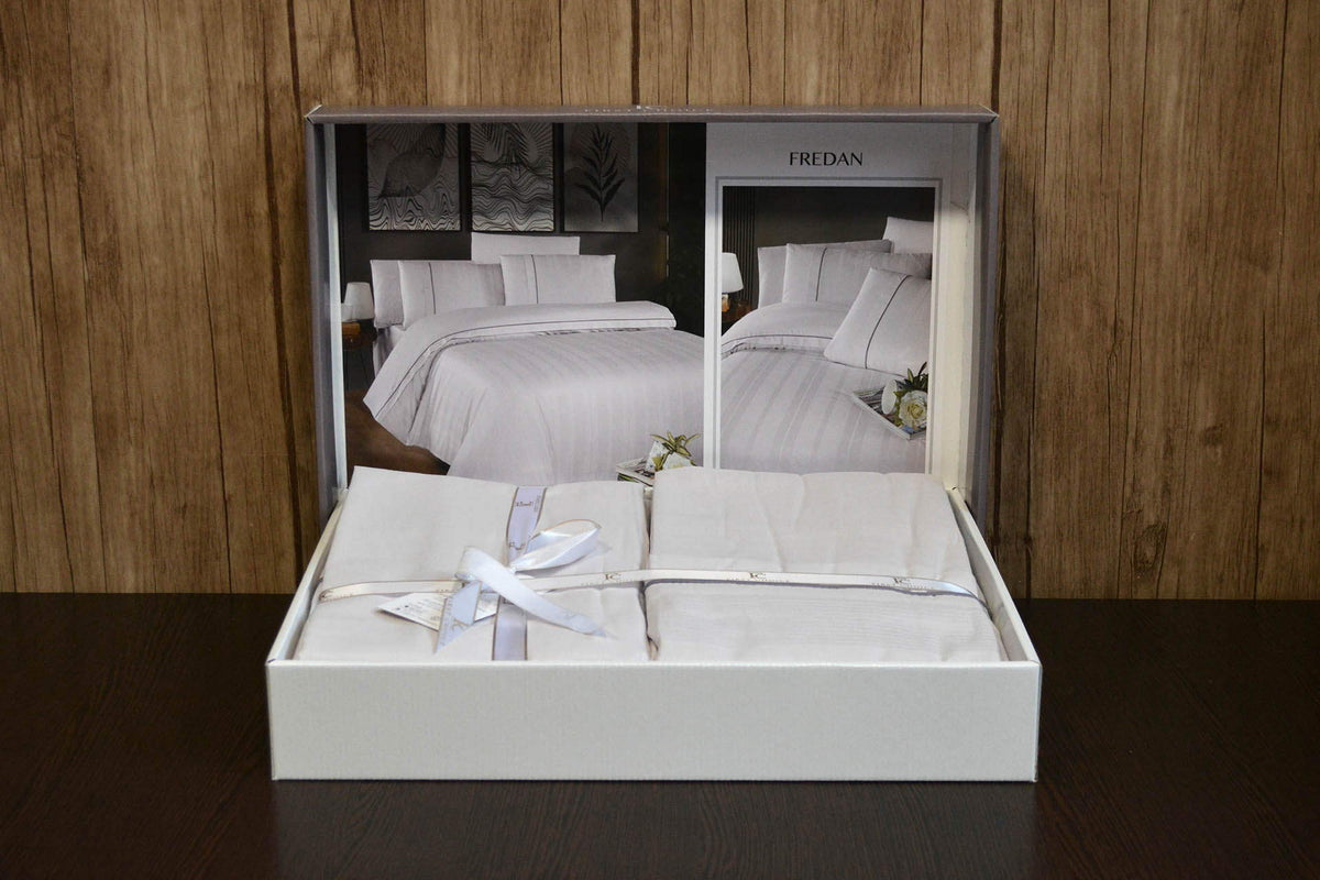 Постільна білизна First Choice Ranforce Deluxe 200 х 220 см Fredan Sand